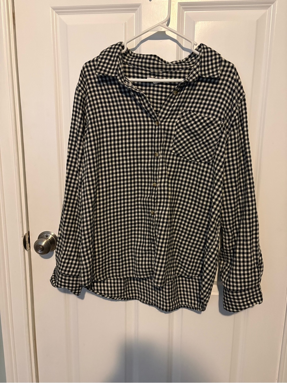 Skatercore, Surfer, Gorpcore, O'Neill Black and White Flannel Gingham Shirt